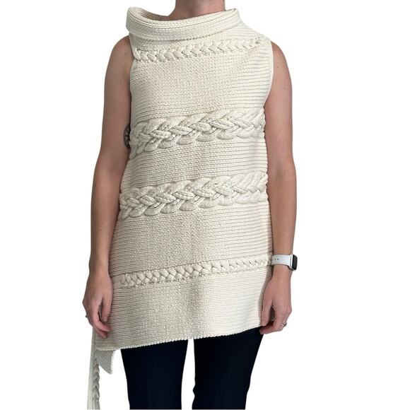 The Row Ivory Chunky Knit Tunic size XS / S Very Rare - Picture 14 of 16